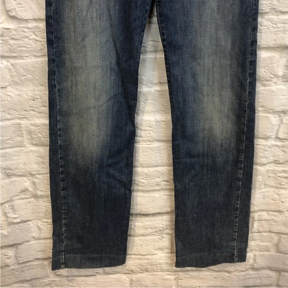 NWT Anthropologie Ottod'Ame Denim 29x35" Wide Leg Hi-Rise Blue Jeans - Picture 6 of 12